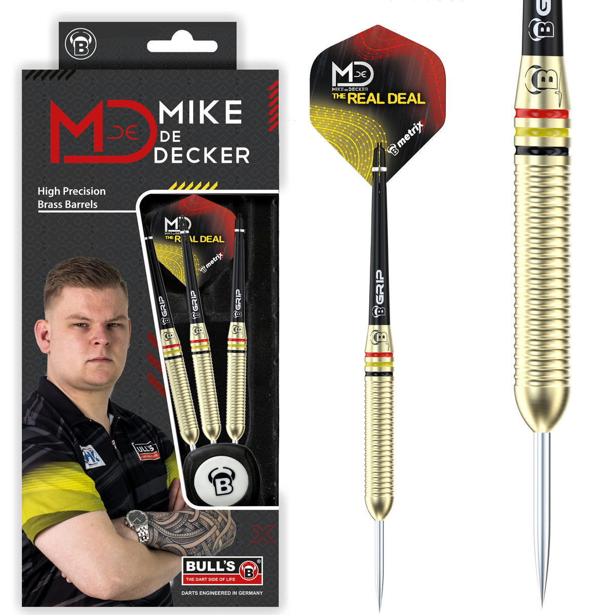 Bull's - Mike De Decker Brass | Steeldarts