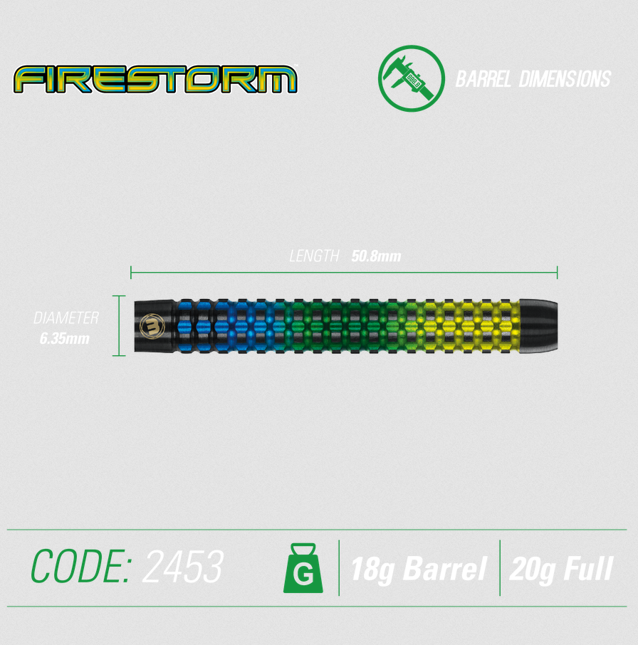 Winmau - Firestorm 90% | Softdarts