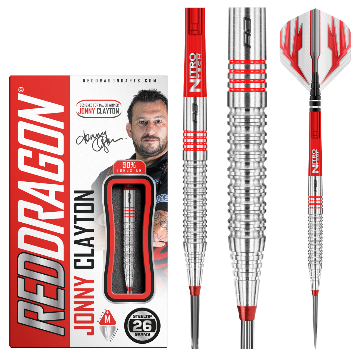 Red Dragon - Jonny Clayton 90% | Steeldarts