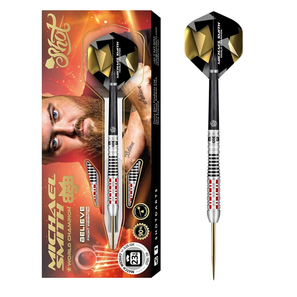 Shot - Michael Smith Believe 90% | Steeldarts