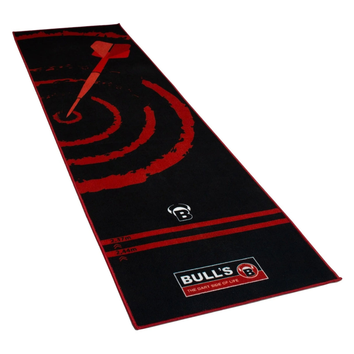 Bull's - Teppich Mat 140 Rot | Dartmatten