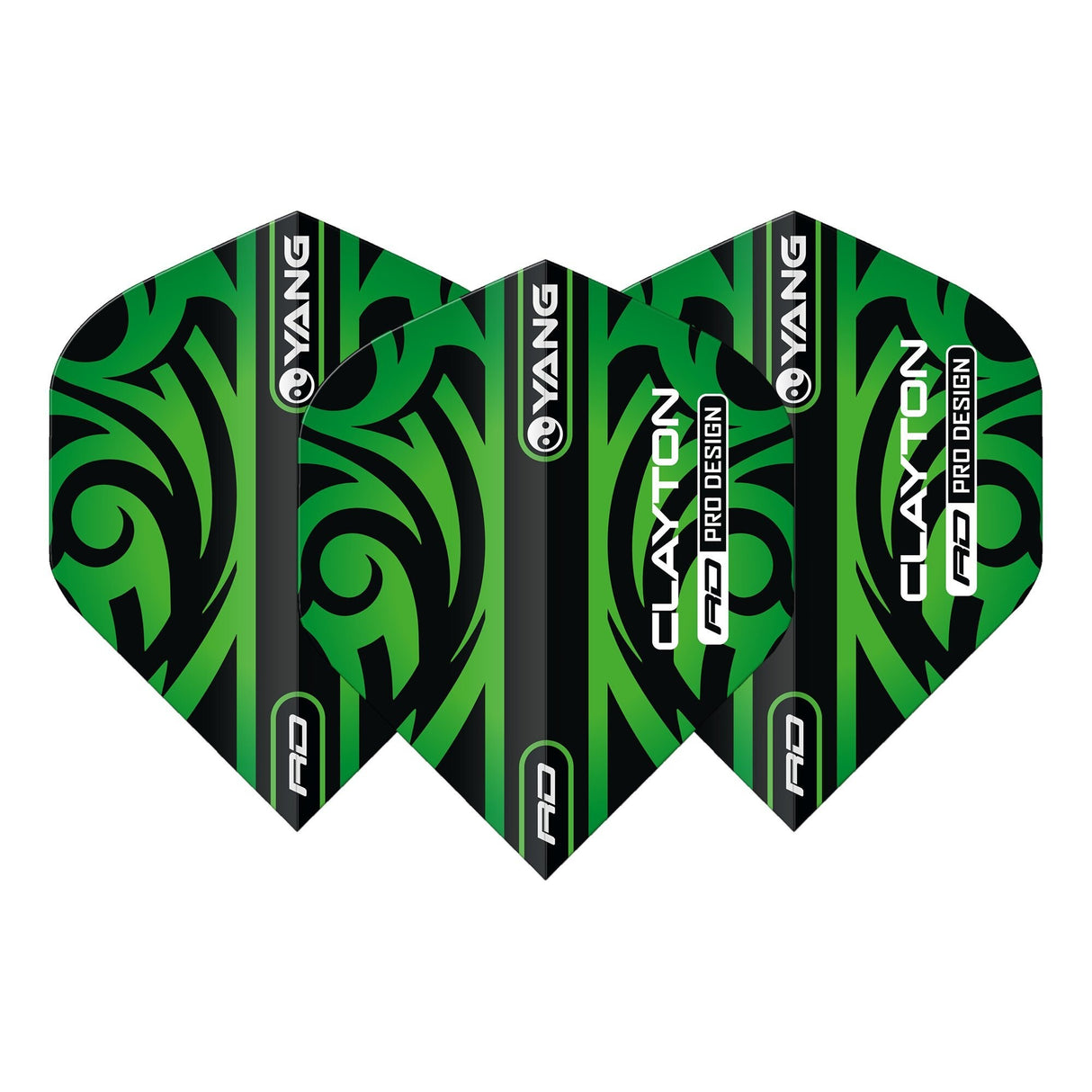 Red Dragon - Jonny Clayton  Yin Yang Red Green Standard | Dart Flights