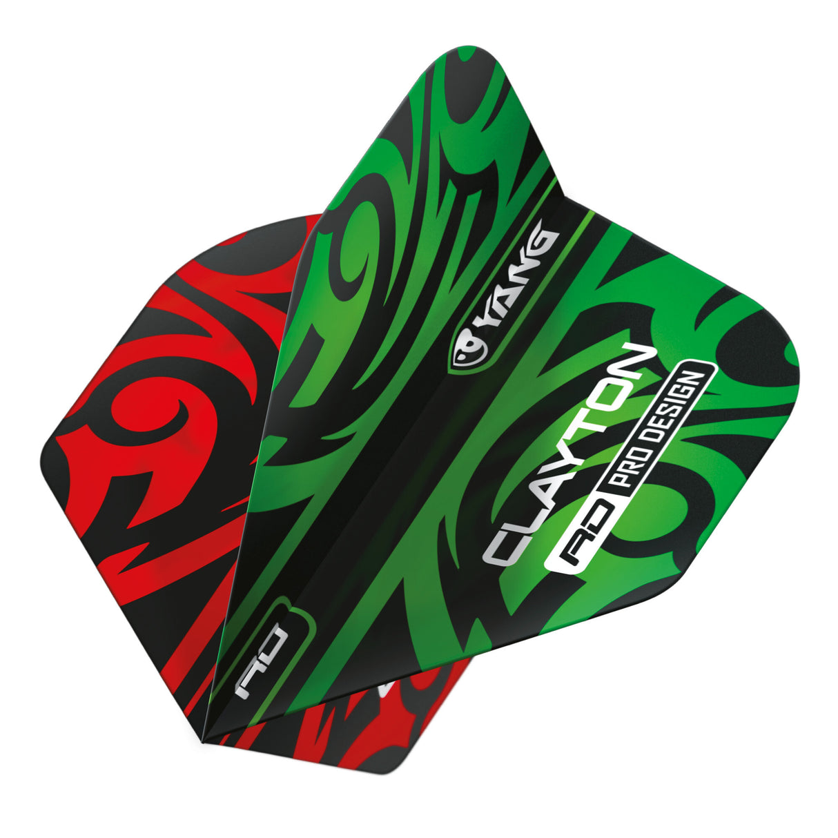 Red Dragon - Jonny Clayton  Yin Yang Red Green Standard | Dart Flights