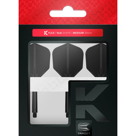 Target - K-Flex No6 Black | Dart Flights