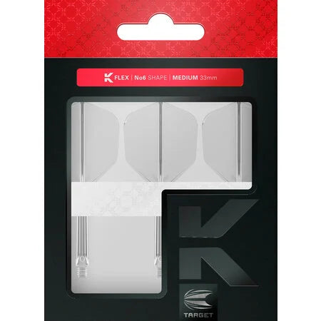 Target - K-Flex No6 Clear | Dart Flights