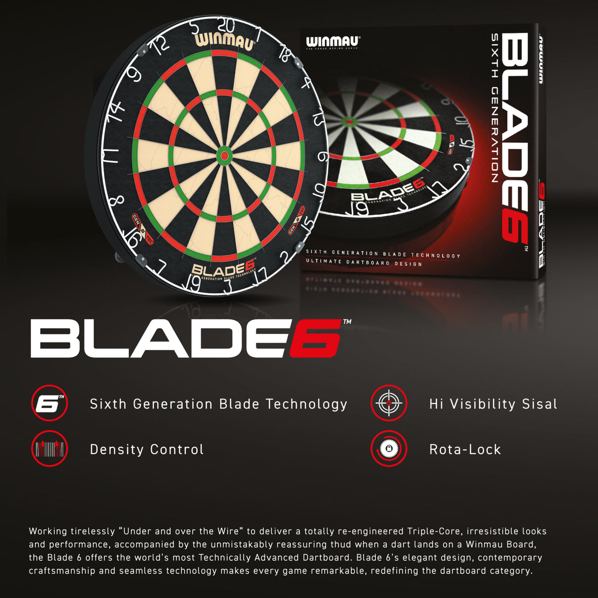 Winmau - Blade 6 | Dart Board